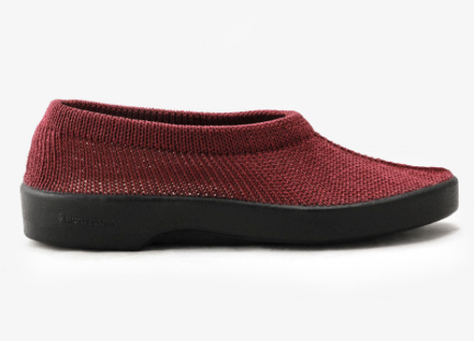 NEW SEC Strick Schuh Bordeaux